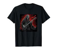 Rocking Grim Reaper con disfraz de guitarra eléctrica Camiseta