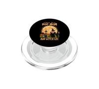 Rocking The Dog Mamá Y Bruja Vida Frontera Collie Halloween PopSockets PopGrip para MagSafe