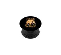 Rocking The Dog Mamá Y Bruja Vida Havanese Halloween PopSockets PopGrip Adhesivo