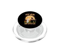 Rocking The Dog Mom and Witch Life Dalmatian Halloween PopSockets PopGrip para MagSafe