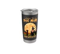 Rocking The Dog Mom Witch Life Chesapeake Bay Retriever Vaso térmico de acero inoxidable de doble pared