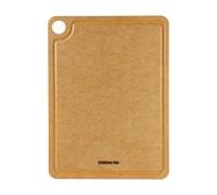 Rockingham Forge Tabla de Cortar de Fibra de Madera con Ranura, Natural 37x27,5x0,6cm, Resistente al Calor, Apta para Lavavajillas, Higiénicas, Tabla de Trinchar de Madera con Recipiente para Jugos