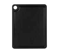 Rockingham Forge Tabla de Cortar de Fibra de Madera con Ranura, Negra 30x23,5x0,6cm, Resistente al Calor, Apta para Lavavajillas, Higiénicas, Tabla de Trinchar de Madera con Recipiente para Jugos
