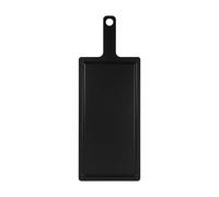 Rockingham Forge Tabla de Fibra de Madera con Asa, Negra 58,5x22x0,6cm, Apta para lavavajillas, Tabla para Aperitivos, Tabla de Madera para Quesos, Bandeja de Servicio Ligera Higiénica