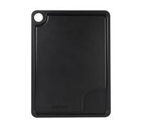 Rockingham Forge Tabla de Servir de Fibra de Madera con Soporte para Moldes y Canal para Jugos, Negro 37x27,5x0,6cm, Apta para Lavavajillas, Tabla para Picar, Tabla para Quesos, Embutidos y Filetes