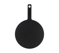 Rockingham Forge Tabla Para Pizza de Fibra de Madera, Negra 24cm Diámetro para Pizzas de 9 Pulgadas, Tabla de Madera Higiénica, Tabla de Cortar Redonda Resistente al Calo & Apta Para Lavavajillas