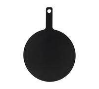 Rockingham Forge Tabla Para Pizza de Fibra de Madera, Negra 30cm Diámetro para Pizzas de 10 Pulgadas, Tabla de Madera Higiénica, Tabla de Cortar Redonda Resistente al Calo & Apta Para Lavavajillas