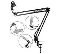 ROCKJAM MS050 Micrófono Soporte Micrófono Tijera Soporte Soporte de MIC compacto Hecho de acero duradero