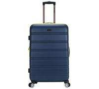 Rockland Abs - Maleta giratoria expandible de 28 Pulgadas, Navy, Checked Large 28", Melbourne Hardside - Maleta con Ruedas giratorias expandibles
