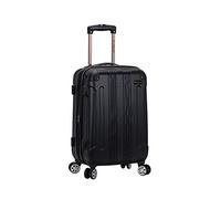 Rockland Equipaje Giratorio expandible de 50,8 cm, Black, Carry-On 20-Inch, London Hardside - Maleta con Ruedas giratorias