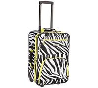 Rockland Juego de Equipaje Vertical Softside de Moda, Lima (Lime Zebra), 2-Piece Set (14/19), Moda