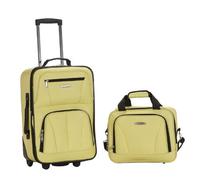 Rockland Juego de Equipaje Vertical Suave de Moda, Verde Lima, 2-Piece Set (14/19), Juego de Equipaje
