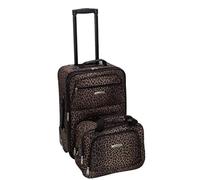 Rockland - Juego de Maletas Adulto Unisex, Leopardo (Marrón) - F102-LEOPARD