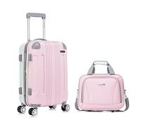 Rockland London Hardside - Equipaje expandible con Ruedas giratorias con Bolsa Suave a Juego, Multicolor, S, London Hardside - Equipaje expandible con Ruedas giratorias con Bolsa Suave a