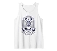 Rockland Maine Langosta Vintage Camiseta sin Mangas