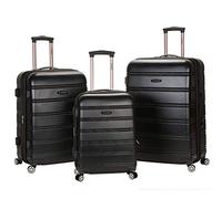 Rockland Maleta Melbourne Hardside expandible con Ruedas giratorias, Black, Talla única, Maleta Melbourne Hardside expandible con Ruedas giratorias