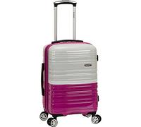 Rockland Melbourne - Maleta expandible de 20 Pulgadas, 2 Tonos Blanco, Talla única, Melbourne - Bolsa de Mano de policarbonato expandible de 20 Pulgadas