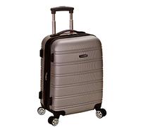 Rockland Santa Fe - Maleta Dura con Ruedas giratorias, Plateado, Carry-On 20"