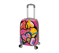 Rockland Vision - Carrito rígido, Love, Carry-On 20-Inch, Funda rígida Vision con Rueda giratoria