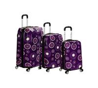 Rockland Vision - Carrito rígido, Perla Morada, Talla única, Vision Hardside - Maleta con Ruedas giratorias