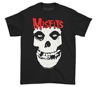 Rockline Red Skull Logo Misfits T-Shirt Large