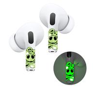 ROCKMAX Luminous AirPod Pro Skins AirPods Pro 2 Sticker Glow in The Dark AirPods Skin Wraps Decoration with Easy Installation Tool (208YG)