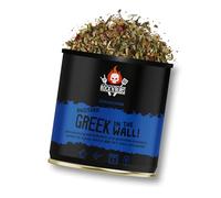 ROCK'N'RUBS Another Greek In The Wall | Mezcla de especias griegas con hierbas y ajo tostado | Tarro de especias, 140 g