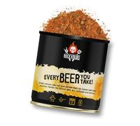 ROCK'N'RUBS Every beer you take - Mezcla de especias para cocinar (130 g)