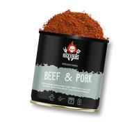 ROCK'N'RUBS Mezcla de condimentos de carne y cerdo - BBQ Rub para asar y cocinar - 140 g
