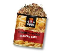 ROCK'N'RUBS - Polvo de patatas fritas en polvo mexicano, perfecto para patatas fritas y platos de patatas, también como condimento a la parrilla y para salsas, patatas fritas Spicy Tex-Mex - lata de