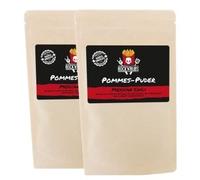 ROCK'N'RUBS Polvo para patatas fritas mexicanas, juego de 2 unidades - Condimento con chiles jalapeños para patatas fritas Tex-Mex - Vegano, 2 x 100 g