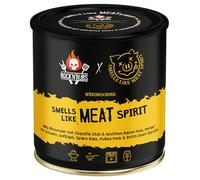 Rock'N'RUBS X Smells Like Meat Spirit - Barbacoa todoterreno con chile chipotle y ligero bacon kick - Apto para Spare Rips o Pulled Pork Pipper - Lata de 140 g