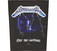 ROCKOFF Metallica Ride The Lighting Unisex Toppa nero 95% cotone, 5% poliestere,