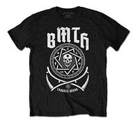 Rockoff Trade Bring Me The Horizon Crooked Camiseta, Negro, XXL para Hombre