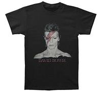 Rockoff Trade David Bowie Aladdin Sane - Camiseta para Hombre, Negro, S