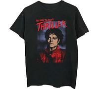 Rockoff Trade Hombre Michael Jackson Thriller Pose Camiseta Not Applicable, Negro (Black Black), X-Large