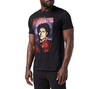 Rockoff Trade Michael Jackson Thriller Pose Camiseta, Negro (Black Black), XX-Large para Hombre