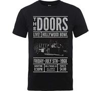 Rockoff Trade The Doors Advance Final Camiseta, Negro, L para Hombre