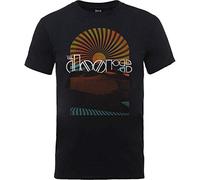 Rockoff Trade The Doors Daybreak Camiseta, Negro, L para Hombre