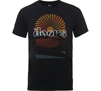 Rockoff Trade The Doors Daybreak Camiseta, Negro, M para Hombre