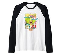 Rocko's Modern Life Hilarious Squad Retro Camiseta Manga Raglan