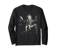 Rockpile Dave Edmunds Te Escucho Golpear por Dick Barnatt Manga Larga