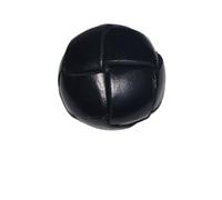 ROCKPOEM 12 botones redondos de cuero negro, botones de cuero café auténtico, gabardina de primera capa y botones de abrigo, diseño duradero y elegante