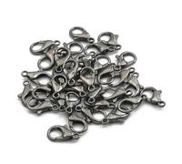 ROCKPOEM Lobster Claw Clasps Bracelet Clasps 10Pcs Lobster Clasp Hooks Fashion Jewelry Findings Connector for Necklace Bracelet Chain DIY
