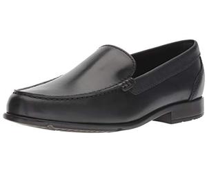 Rockport Men's Classic Lite Venetian Slip-On Loafer- Black-9 W