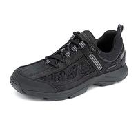 Rockport Tenis Rock Covepara Hombre, Aspecto de Ante Negro y Negro, 9 UK