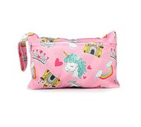 Rockreyoa 2 bolsas húmedas impermeables para pañales, organizador lavable, bolsa de almacenamiento con cremallera para bebés, pañales, toallas sanitarias, ropa de baño, 9#