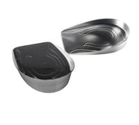 Rockreyoa 2 pares de plantillas de aumento de altura para zapatos, plantillas invisibles, plantillas de aumento de altura, plantillas de silicona autoadhesivas, almohadilla de talón de gel para mujer,