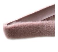 Rockreyoa 5 Unidades de 1 M de Pelo Sintético, Cinta de Felpa Colorida, Banda de Piel Decorativa para Manualidades, Accesorios, Zapatillas, Cuello