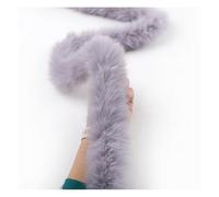 Rockreyoa Cenefa de piel sintética mullida de piel sintética, cinta de pelo sintético, tela de felpa, cenefa hecha a mano, material para zapatillas, disfraces, manualidades, abrigos, decoración de
